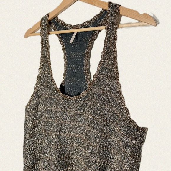 Free People Metallic Knit Tank - Picture 2 of 3